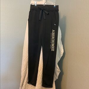 Abercrombie & Fitch Black Joggers with Logo